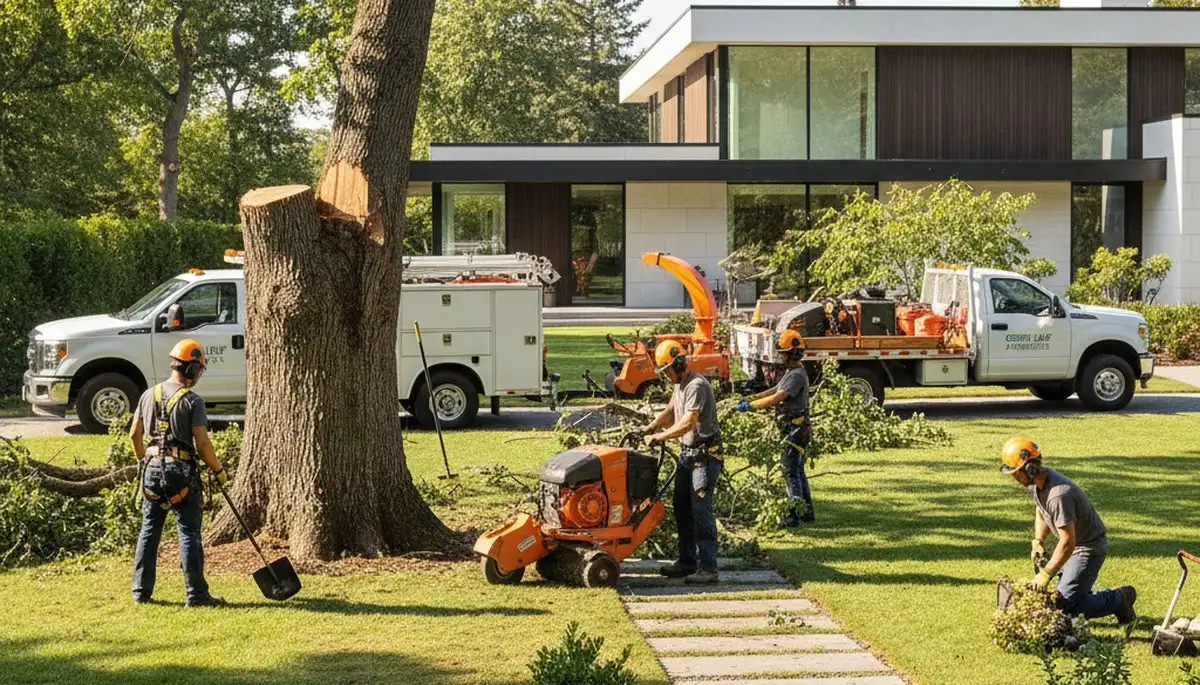 Professional landscaping and tree removal in Sarasota, FL by Chop Hop Tree experts