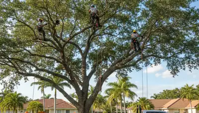 Professional tree removal service in Sarasota FL by certified arborists