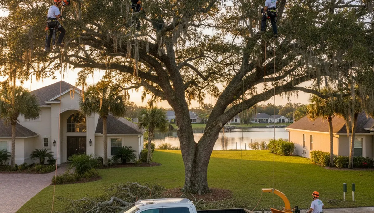 Professional tree removal service in Sarasota FL by licensed arborists and tree care experts
