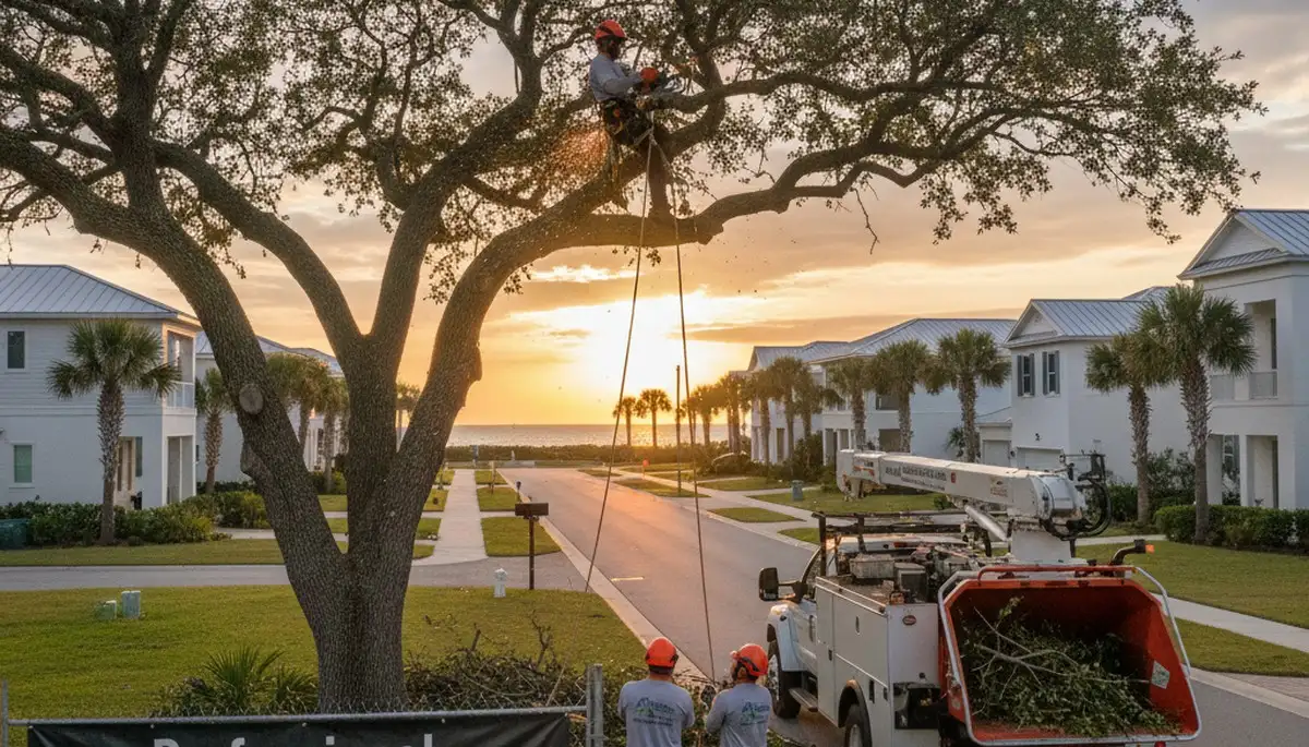 Professional tree removal service in Sarasota FL by certified arborists
